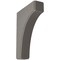 Ekena Millwork 1 3/4"W x 6"D x 8"H Clarksville Wood Vintage Decor Bracket, Reclaimed Grey BKTWD02X06X08CVGY - alternate 1